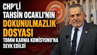 CHP'li Tahsin Ocaklı'nın Dokunulmazlık Dosyası TBMM Karma Komisyonu'na Sevk Edildi