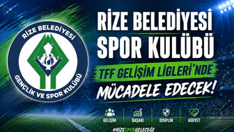 Rize Belediyesi Spor Kulübü, TFF Gelişim Ligleri'nde Mücadele Edecek
