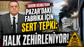Tahsin Ocaklı'dan Pazar'daki Fabrika İçin Sert Tepki: Halk Zehirleniyor