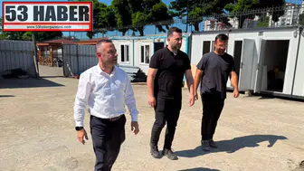 Pazar Futbol Sahası Tribün İnşaatında Sona Yaklaşıldı