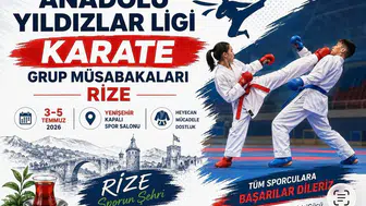 Anadolu’nun Yıldız Karatecileri Rize’de Tatamiye Çıkıyor