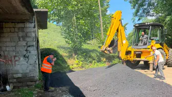 Kendirli'de Asfalt Çalışmaları Aralıksız Sürüyor