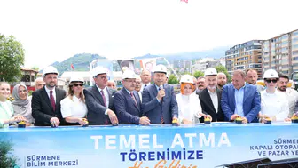Sürmene'de 185 Milyon Liralık Dev Yatırımın Temeli Atıldı