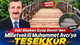 Eski Başkan Eyüp Demir'den Milletvekili Muhammet Avcı'ya Teşekkür