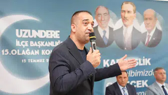 MHP Uzundere İlçe Kongresi Gerçekleştirildi: Onur Çelik İlçe Başkanlığına Seçildi