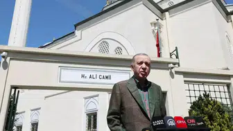 Başkan Erdoğan cuma namazını Hz. Ali Camisi'nde kıldı