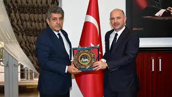 TDGF Genel Başkanı Menderes Demir, Osmaniye Valisi Mehmet Fatih Serdengeçti'yi Ziyaret Etti