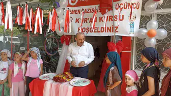 Müftü Yusuf Genç'ten Yemen Gazisi İsmail Üçüncü Yaz Kur'an Kursu'na Ziyaret