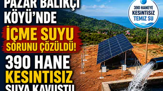Rize Pazar'da 1,2 Milyon TL'lik İçme Suyu Projesi Tamamlandı