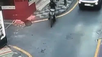Polisten kaçarken vali yardımcısına çarpan motosiklet sürücüsüne 288 bin TL'lik ceza kesildi!