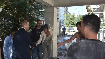 Hopa Mesleki ve Teknik Anadolu Lisesi İnşaatında Çalışmalar Sürüyor