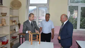 Borçka Halk Eğitimi Merkezinde Çalışmalar Yerinde Değerlendirildi