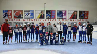 Samsunlu Short Track Sporcuları Erzurum’da Kampa Girdi
