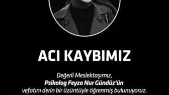 Psikolog Feyza Nur Gündüz Kimdir, Neden Öldü?