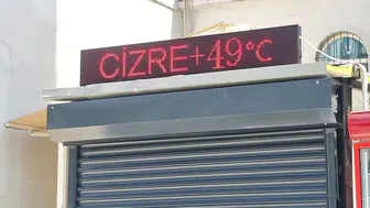 Cizre'de Rekor Sıcaklık: Termometreler 49 Dereceyi Aştı!