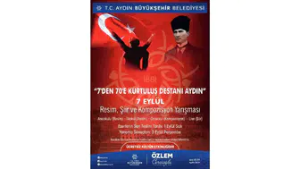 Aydın Büyükşehir Belediyesi'nden 7 Eylül İçin Ödüllü Resim, Şiir ve Kompozisyon Yarışması Duyurusu!