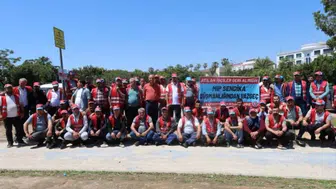 Mersin'de liman işçileri 231 gündür eylemde: İşimize geri dönene kadar buradayız