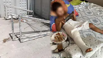 Okul bahçesinde ihmal dehşeti! 4 yaşındaki çocuğun üzerine kale direği devrildi