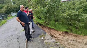 Yomra’da Yağıştan Zarar Gören Fındık Bahçelerinde Hasar Tespiti