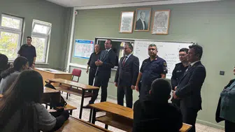 Beşikdüzü’nde Okul Güvenliği ve Mesleki Eğitim İçin Ziyaret