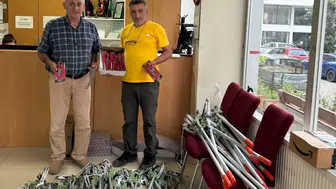 Fındıklı’da Amerikan Beyaz Kelebeğiyle Mücadeleye Ekipman Desteği