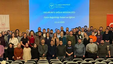 Erzurum'da Tütün Bağımlılığı Tedavisi Eğitimi Başarıyla Tamamlandı