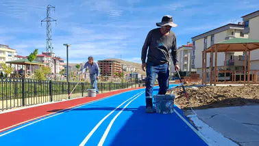 Bayburt Şingah Mahallesi Yeni Park’ta Çalışmalar Sürüyor