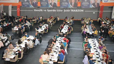 Trabzon'da 24 Şubat Kurtuluş Kupası Satranç Turnuvası heyecanı başladı