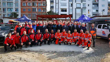 Rize'de Arama Kurtarma Ekipleri'nin Akreditasyonu Tamamlandı, Dört Ekip Onaylandı!