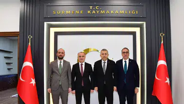 Trabzon Valisi Tahir Şahin’den Sürmene Kaymakamlığı’na Ziyaret