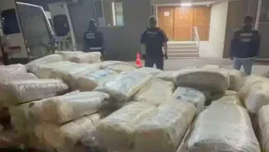İzmir'de büyük çaplı uyuşturucu baskını: 1,3 ton skunk yakalandı!