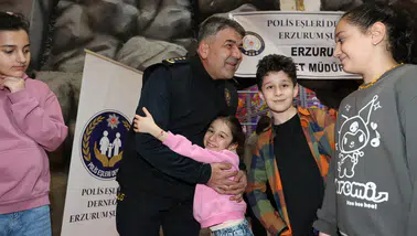 Erzurum’da Polis Haftası’nda Çocuklara Özel Etkinlik Düzenlendi
