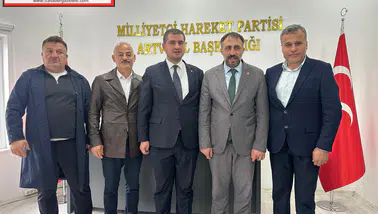 AK Parti Artvin ve MHP Teşkilatları Bayramlaşma Programında Bir Araya Geldi