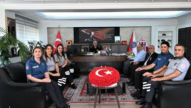 Batman’da "Özel Güvenlik Haftası" Kapsamında Vali Canalp’a Ziyaret Gerçekleşti