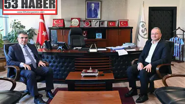 Trabzon Orman Bölge Müdürü Ahmet Demirci’den DSİ 22. Bölge Müdürlüğü’ne İade-i Ziyaret