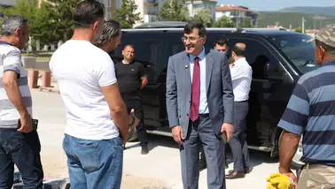 Başkan Kahveci, Belediye Projelerini Yerinde Değerlendirdi!