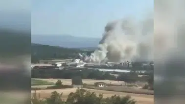 Bursa'daki Tavuk Çiftliğinde Korkutan Yangın!