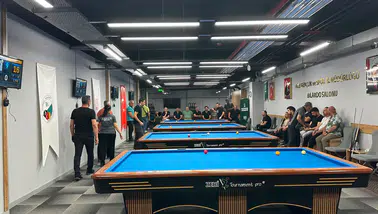 Rize’de 3 Bant Bilardo Heyecanı Sona Erdi