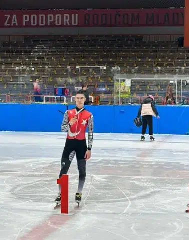 Erzurumlu İlyas Karadağ, Slovakya'da 500 metre birinciliğiyle Türk sporunu gururlandırdı