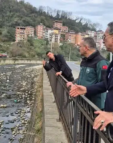 DSİ’den Sürmene’de Taşkın Kontrol Çalışmaları: Yatırımlar Yerinde İncelendi