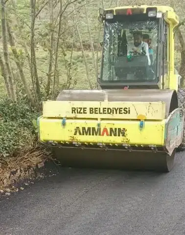 Rize Belediyesi’nden Kent Genelinde Yol ve Duvar Çalışmaları