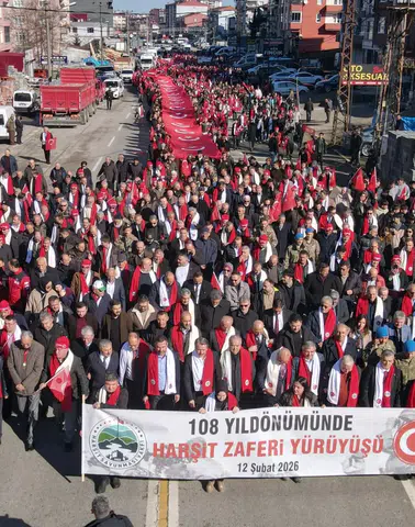 Tirebolu'da Harşit Zaferi'nin 108. yılı kutlandı, birlik mesajları verildi.