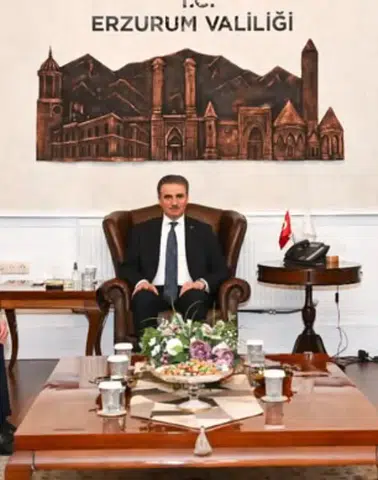 Erzurum Valisi Aydın Baruş’a Esnaf Odalarından Hayırlı Olsun Ziyareti