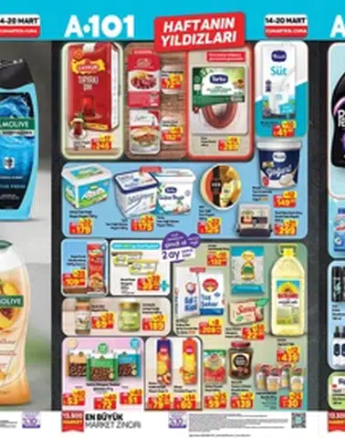A101 “Haftanın Yıldızları” Kampanyası Başladı: 14–20 Mart Arasında Büyük İndirim