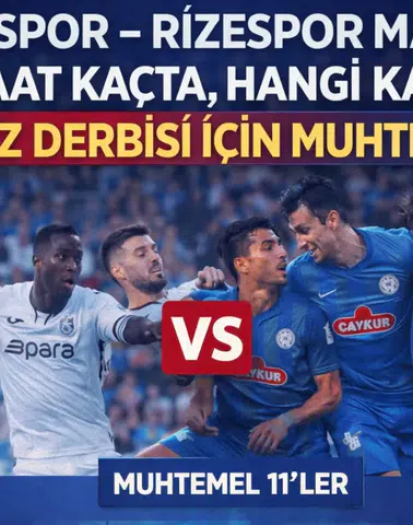 Trabzonspor – Rizespor Maçı Ne Zaman, Saat Kaçta, Hangi Kanalda? Karadeniz Derbisi İçin Tüm Detaylar