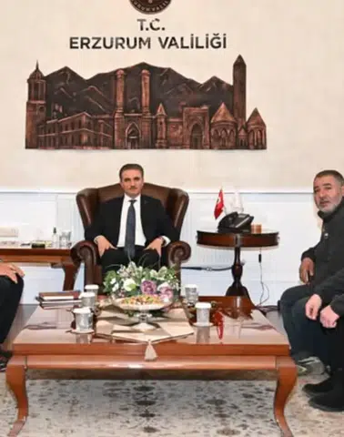 Erzurum Valisi Aydın Baruş’a Hayırlı Olsun Ziyareti