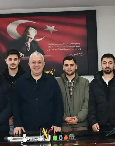 Artvin’de Gastronomi Öğrencilerinden Belediye Başkanı Bilgehan Erdem’e Ziyaret