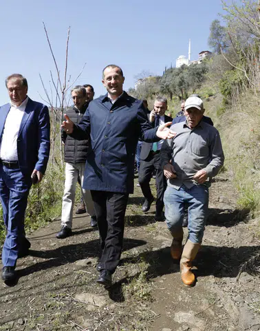 Akçaabat’ta Altyapı Çalışmaları Yerinde İncelendi