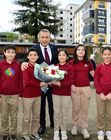 Trabzon Valiliği’nden Söğütlü İlkokulu’na Anlamlı Ziyaret