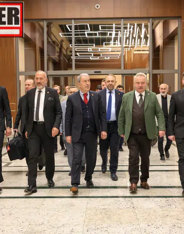 AK Parti Rize Teşkilatı Hulusi Akar’ı Rize-Artvin Havalimanı’ndan Uğurladı